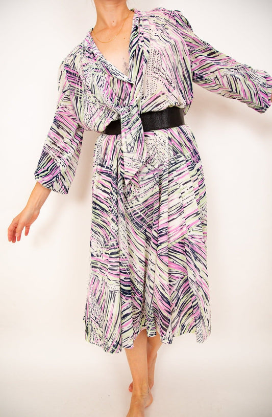 Robe lavallière pastel 42