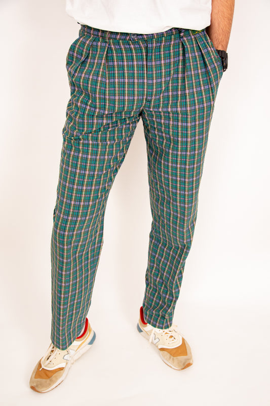 Pantalon golf à carreaux 42