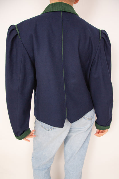 Blazer traditionnel bleu foncé 42