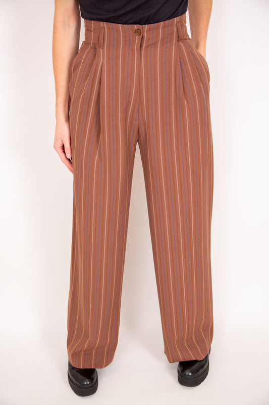 Pantalon palazzo à rayures 36