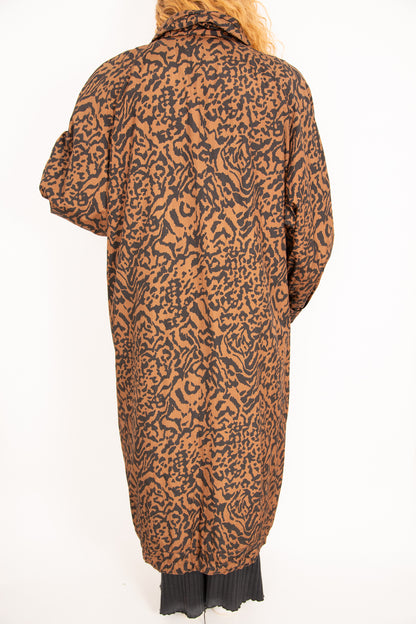 Imper marron et noir 42