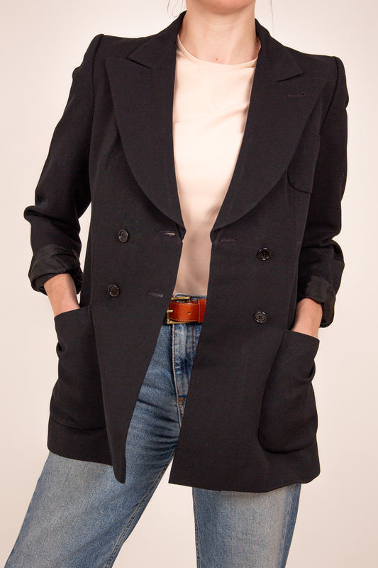 Blazer noir Janine Timbaut 38