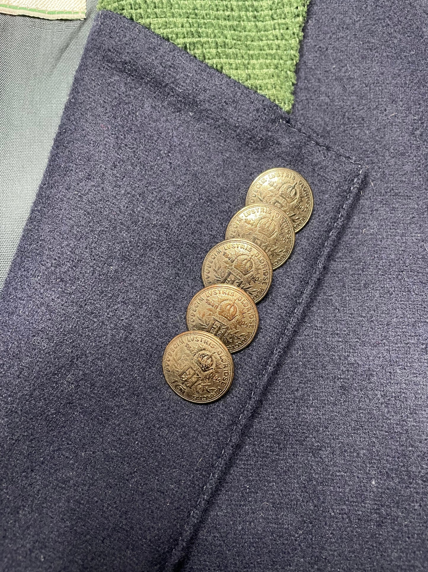 Blazer traditionnel bleu foncé 42