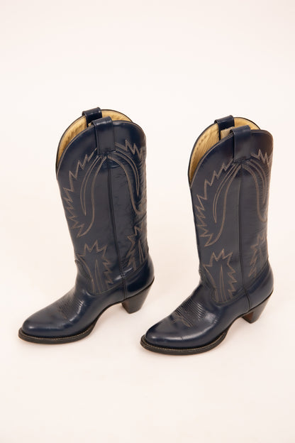 Santiags Montana bleu foncé 37,5